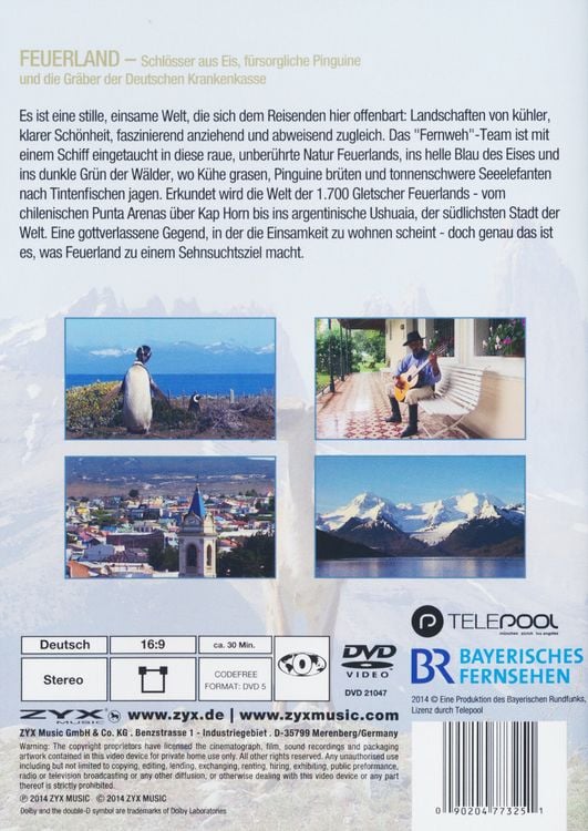 Produktbild: Feuerland - Lebensweise, Kultur und Geschichte/Fernweh