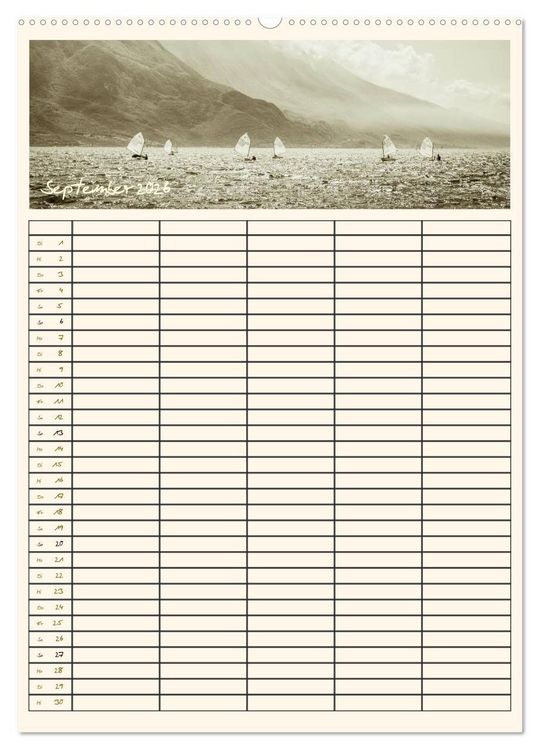 Produktbild: Der Gardasee im Norden - Familienplaner 2026 (hochwertiger Premium Wandkalender 2026 DIN A2 hoch), Kunstdruck in Hochglanz