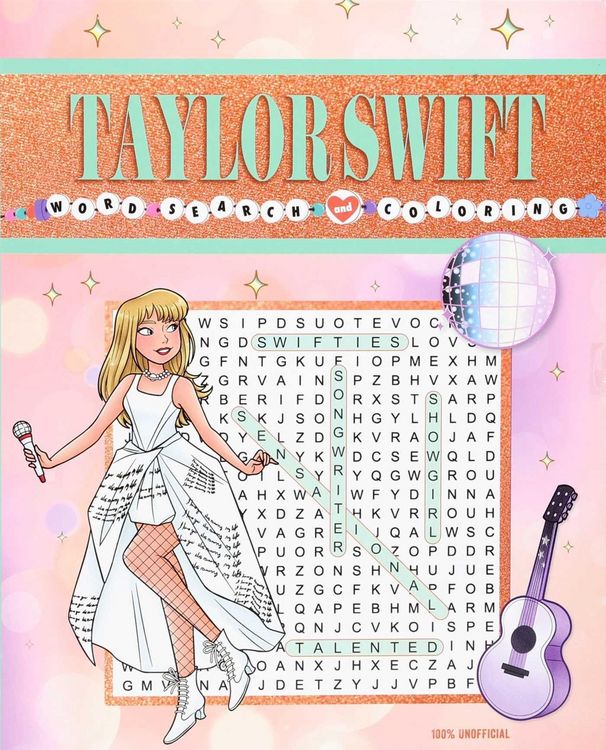 Produktbild: Taylor Swift Word Search and Coloring