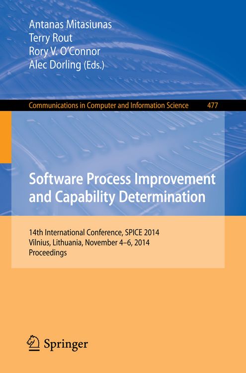 Produktbild: Software Process Improvement and Capability Determination