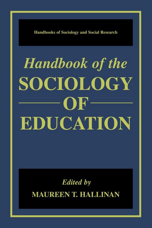 Produktbild: Handbook of the Sociology of Education