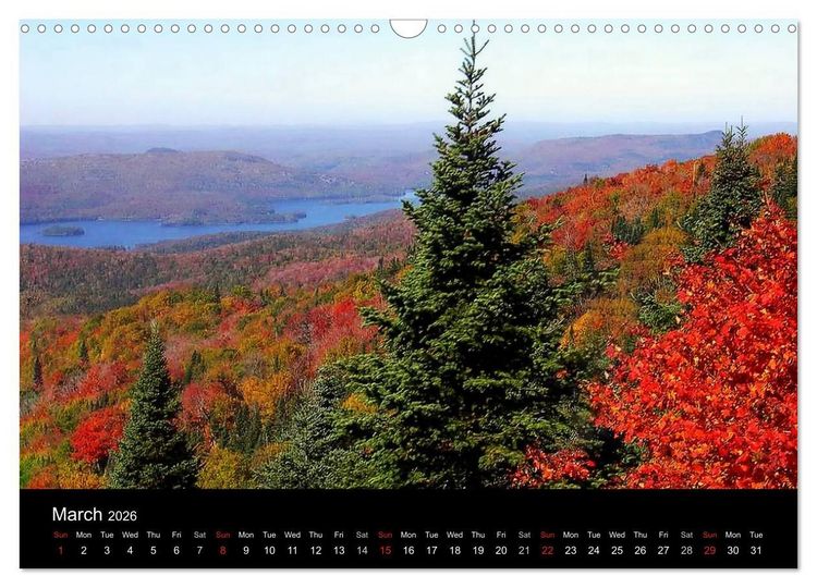 Produktbild: Indian Summer Mont Tremblant Quebec (Wall Calendar 2026 DIN A3 landscape), CALVENDO 12 Month Wall Calendar