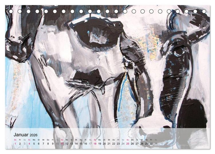 Produktbild: Kunst-Kalender von Stefanie Rogge (Tischkalender 2026 DIN A5 quer), CALVENDO Monatskalender