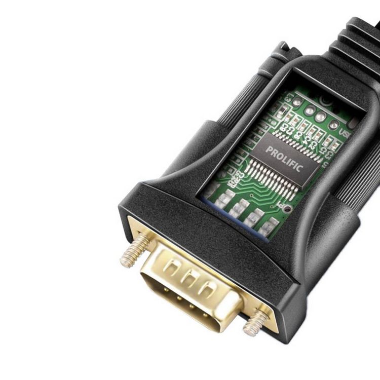 Produktbild: AXAGON USB 2.0 Adapterkabel [1x RS232-Stecker - 1x USB 2.0] ADS-1PSN 1.5m