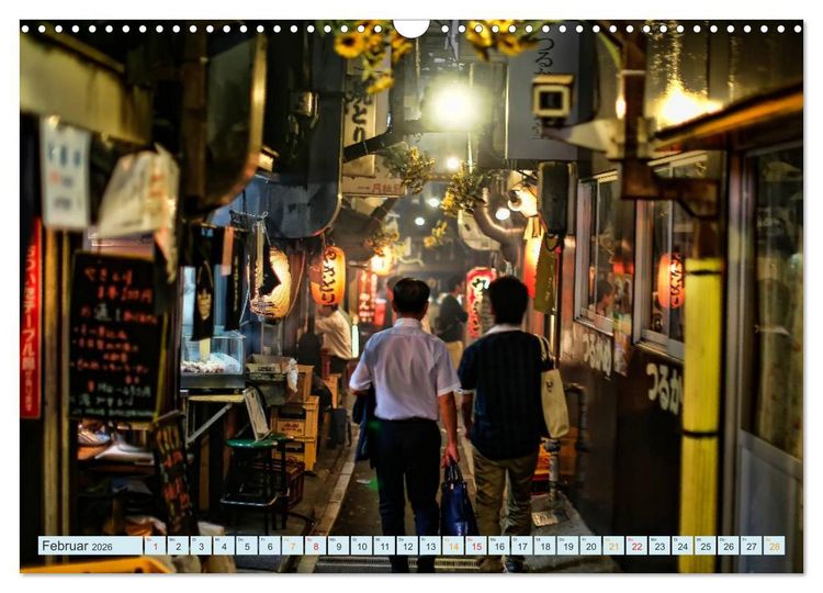 Produktbild: Tokio - Hightech und Menschenmassen (Wandkalender 2026 DIN A3 quer), CALVENDO Monatskalender