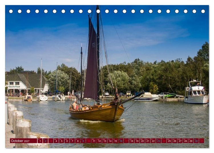 Produktbild: Mecklenburg-Western Pomerania. Impressions from the Baltic coast (Desk Calendar 2027 DIN A5 landscape), CALVENDO 12 Month DeskCalendar