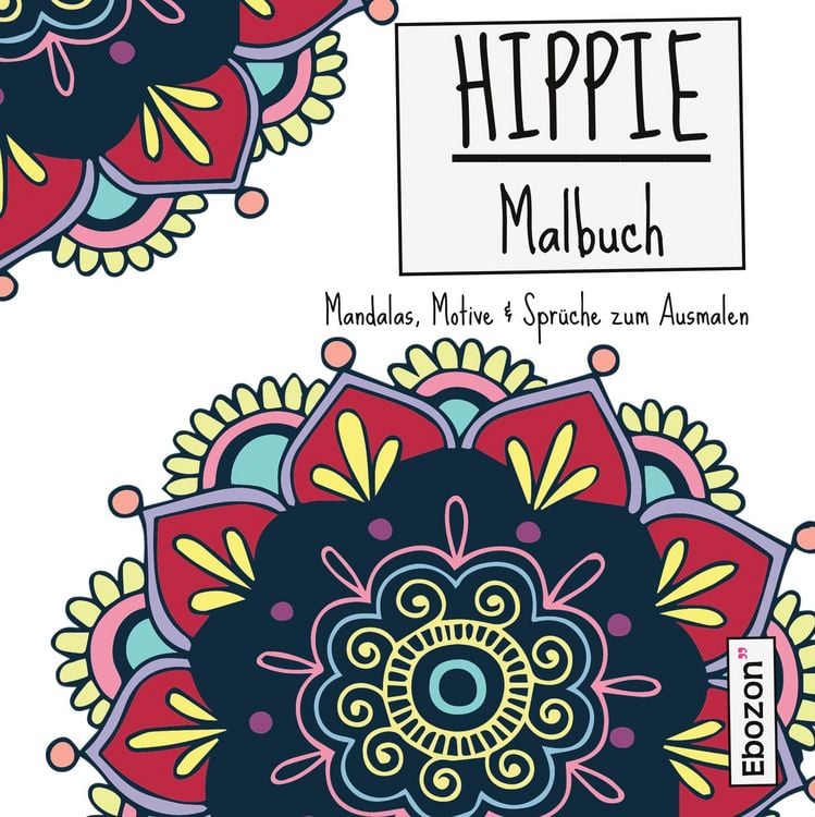 Produktbild: Hippie Malbuch