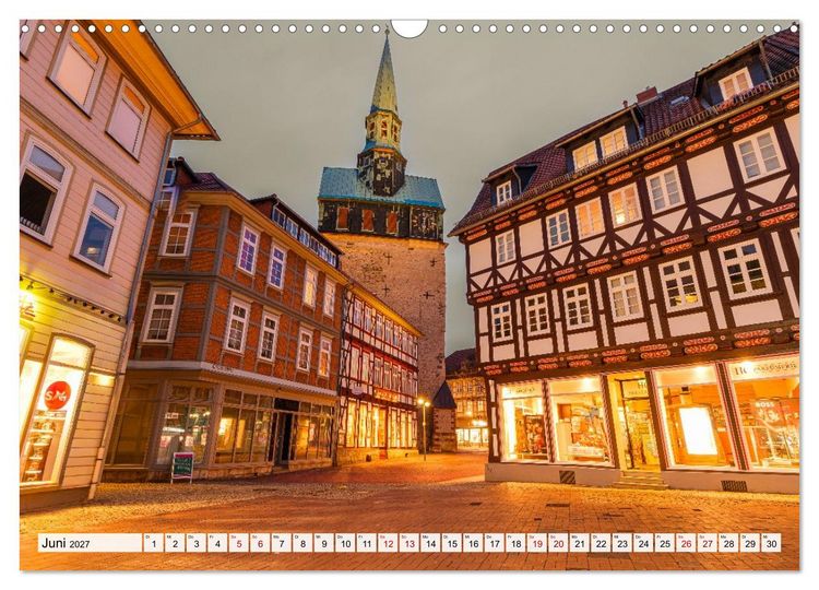 Produktbild: Ein Blick auf Osterode am Harz in Farbe (Wandkalender 2027 DIN A3 quer), CALVENDO Monatskalender