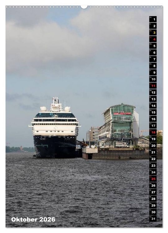 Produktbild: HAMBURG - Ansichten (hochwertiger Premium Wandkalender 2026 DIN A2 hoch), Kunstdruck in Hochglanz