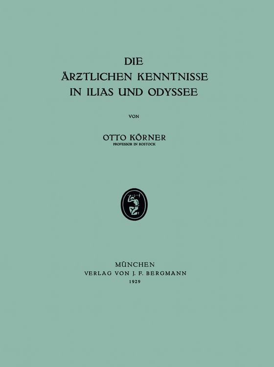 Produktbild: Die &Auml;rƶtlichen Kenntnisse in Ilias und Odyssee