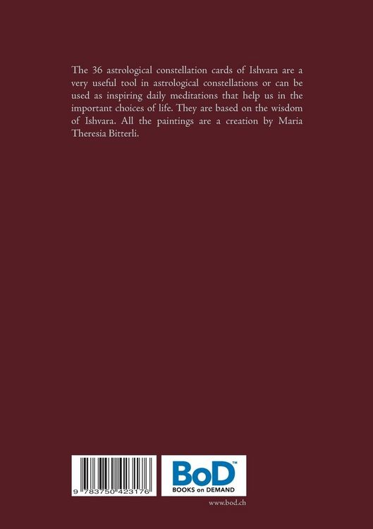 Produktbild: The book of the 36 cards of Ishvara Astrological Constellations