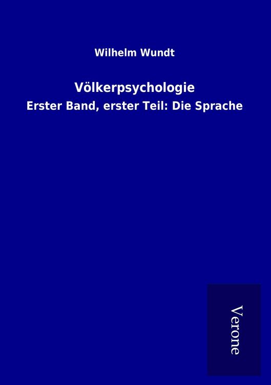 Produktbild: V&ouml;lkerpsychologie