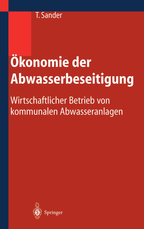 Produktbild: &Ouml;konomie der Abwasserbeseitigung