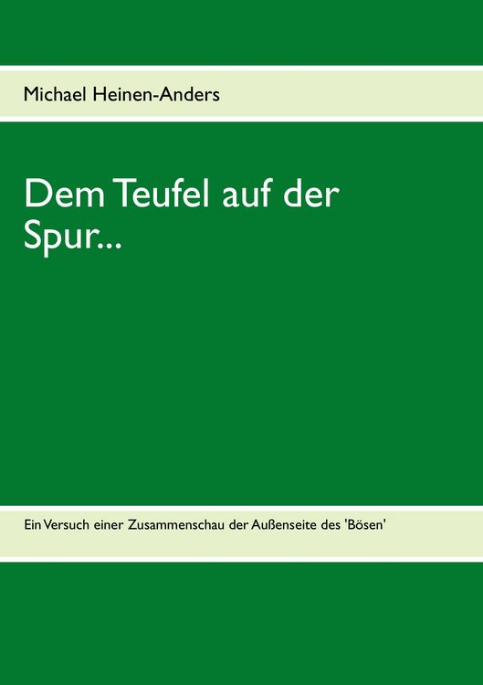 Produktbild: Dem Teufel auf der Spur...
