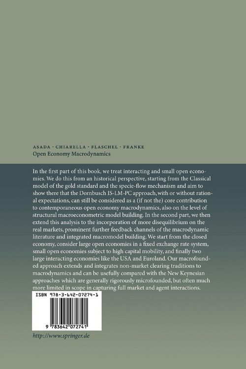Produktbild: Open Economy Macrodynamics