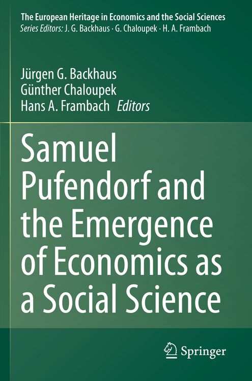 Produktbild: Samuel Pufendorf and the Emergence of Economics as a Social Science
