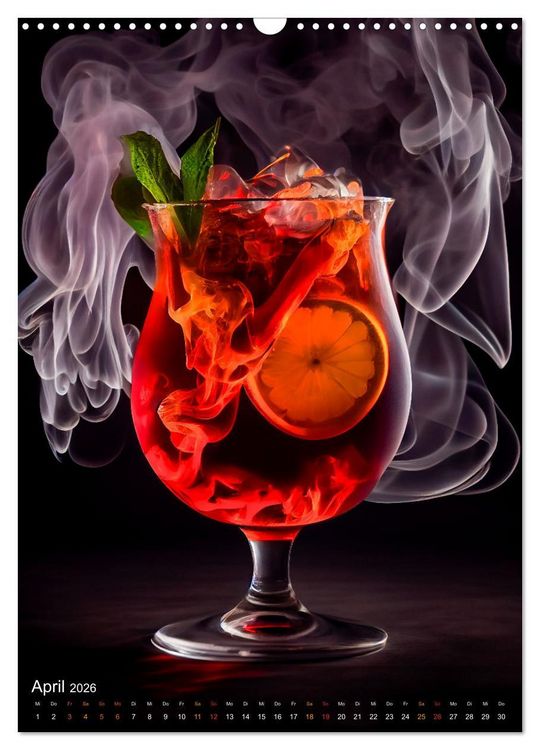Produktbild: Cocktails - Bew&auml;hrter Genuss neu interpretiert (Wandkalender 2026 DIN A3 hoch), CALVENDO Monatskalender