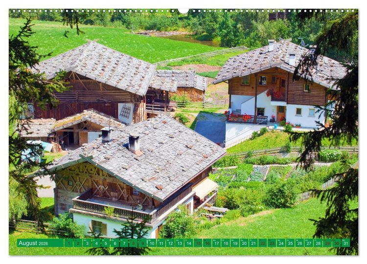 Produktbild: Ultental Wundersch&ouml;ne alte Bauernh&auml;user (hochwertiger Premium Wandkalender 2026 DIN A2 quer), Kunstdruck in Hochglanz