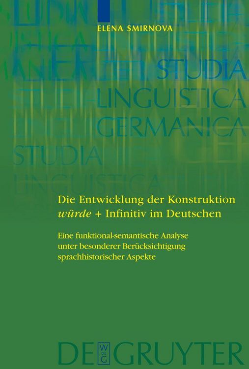 Produktbild: Die Entwicklung der Konstruktion w&uuml;rde + Infinitiv im Deutschen