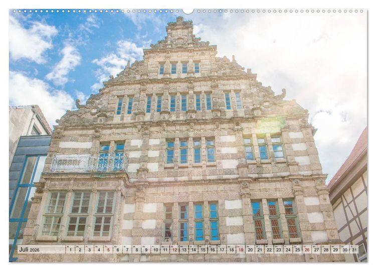 Produktbild: Historisches Hameln (hochwertiger Premium Wandkalender 2026 DIN A2 quer), Kunstdruck in Hochglanz