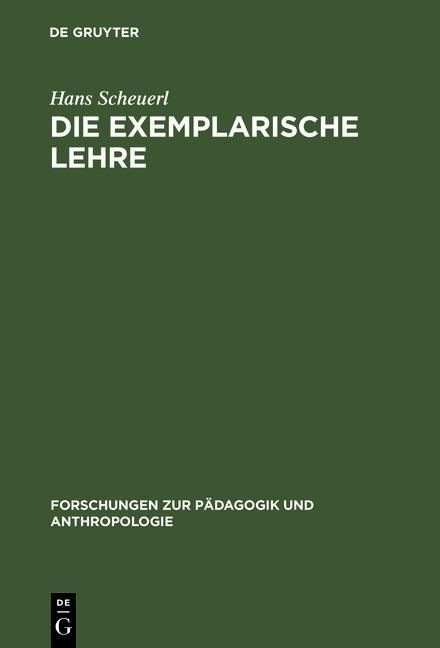 Produktbild: Die exemplarische Lehre