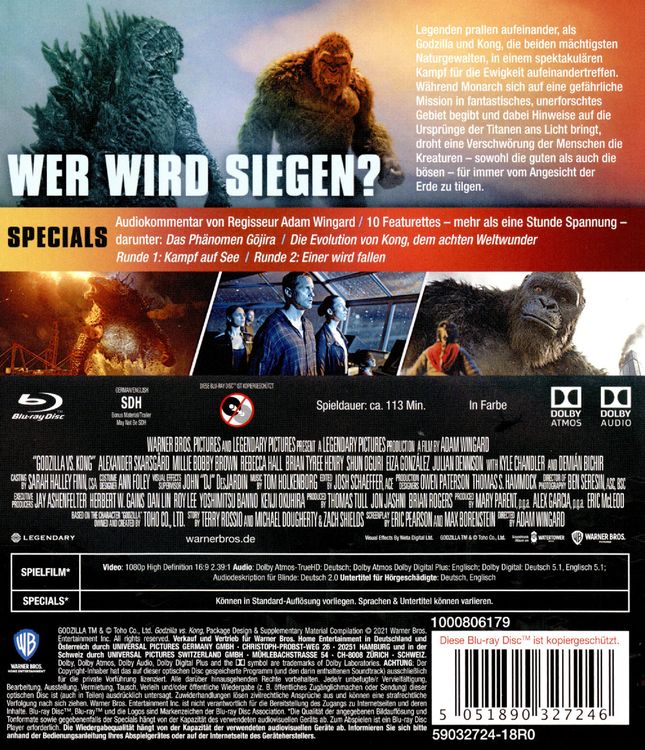 Produktbild: Godzilla vs. Kong