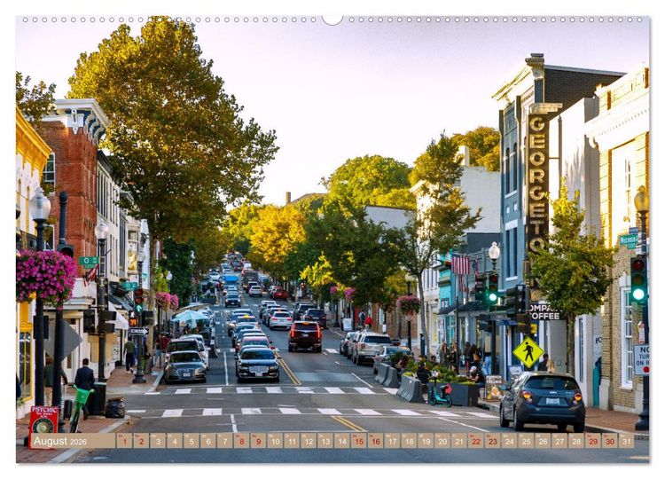 Produktbild: Washington, D.C., Hauptstadtzauber der USA (Wandkalender 2026 DIN A2 quer), CALVENDO Monatskalender