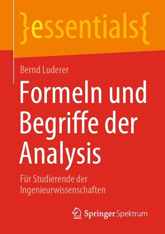 Produktbild: Formeln und Begriffe der Analysis