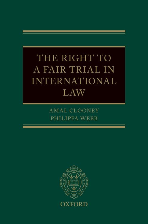Produktbild: The Right to a Fair Trial in International Law