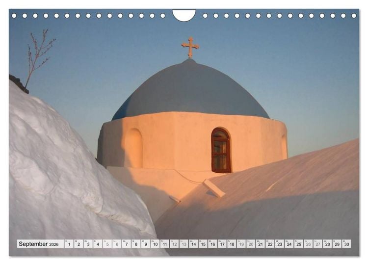 Produktbild: Griechenland - Das Licht der &Auml;g&auml;is (Wandkalender 2026 DIN A4 quer), CALVENDO Monatskalender