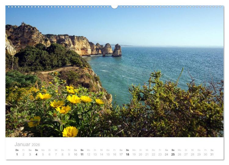 Produktbild: Portugal im Fr&uuml;hling (Wandkalender 2026 DIN A2 quer), CALVENDO Monatskalender