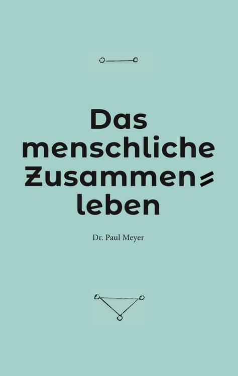 Produktbild: Das menschliche Zusammenleben