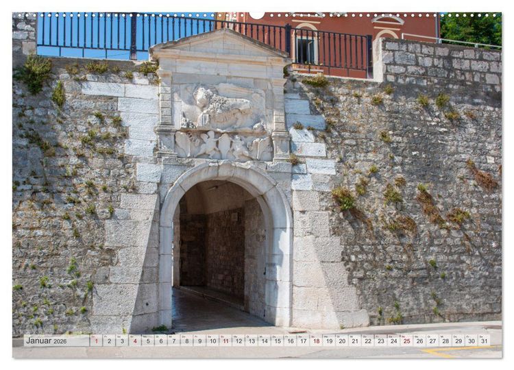 Produktbild: Zadar - R&ouml;mische Metropole in Kroatien (hochwertiger Premium Wandkalender 2026 DIN A2 quer), Kunstdruck in Hochglanz