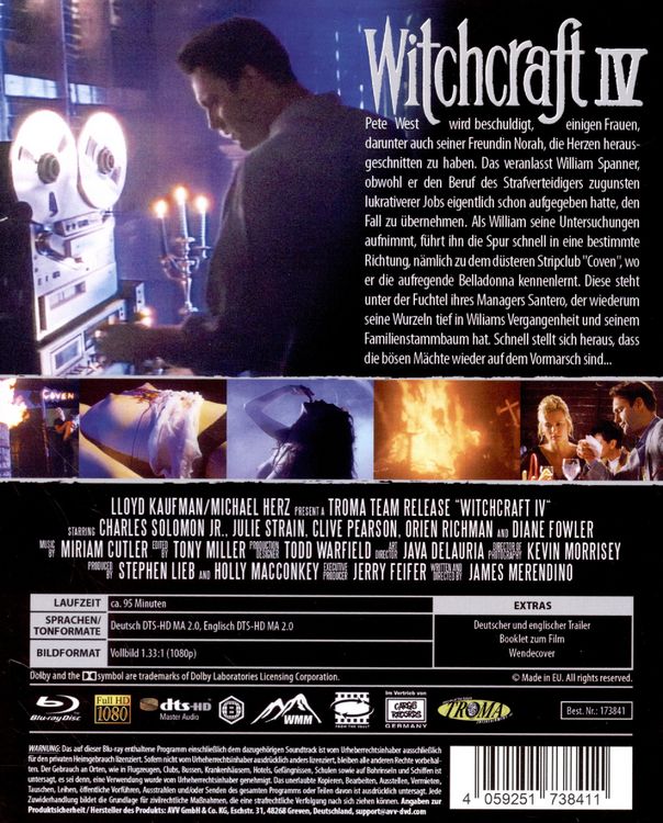 Produktbild: WITCHCRAFT IV - Virgin Heart - COVER A