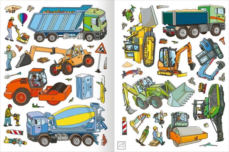 Produktbild: Das superdicke Stickerheft &ndash; Fahrzeuge