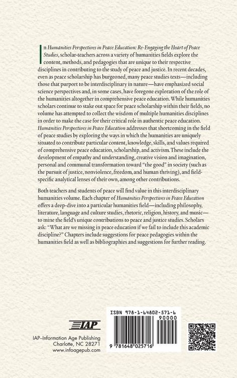 Produktbild: Humanities Perspectives in Peace Education