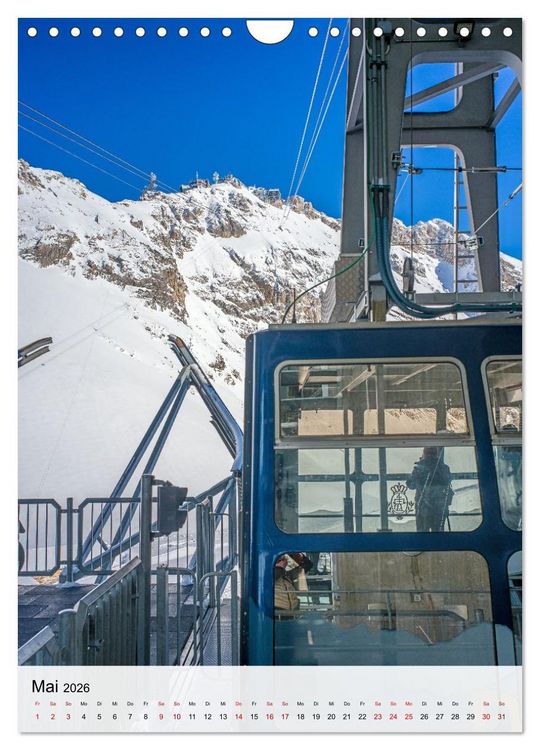 Produktbild: Garmisch-Partenkirchen und die faszinierende Bergwelt der Alpen (Wandkalender 2026 DIN A4 hoch), CALVENDO Monatskalender
