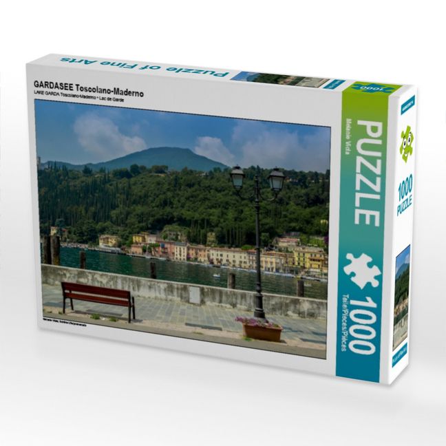 Produktbild: CALVENDO Puzzle GARDASEE Toscolano-Maderno | 1000 Teile Lege-Gr&ouml;&szlig;e 64x48cm Foto-Puzzle f&uuml;r gl&uuml;ckliche Stunden