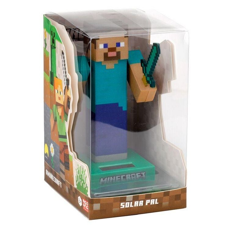 Produktbild: Minecraft Steve Solar Pal Wackelfigur