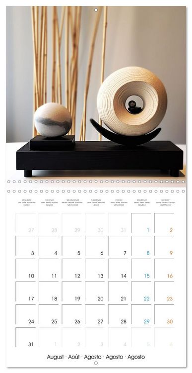 Produktbild: Instant de qui&eacute;tude (Calendrier mural carr&eacute; 2026 30x30 cm) Calendrier double avec une page pour vos prises de notes
