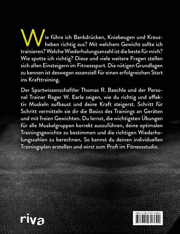 Produktbild: Krafttraining &ndash; Das Handbuch f&uuml;r Einsteiger