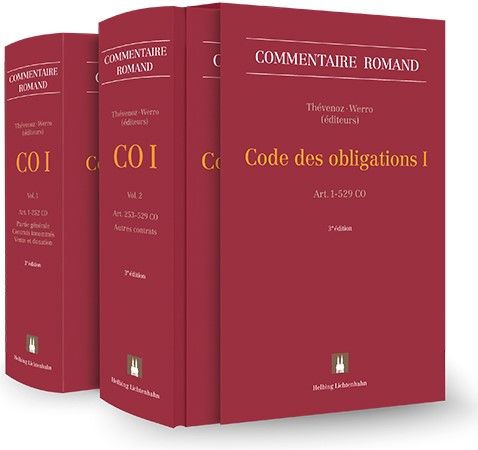 Produktbild: Code des obligations I