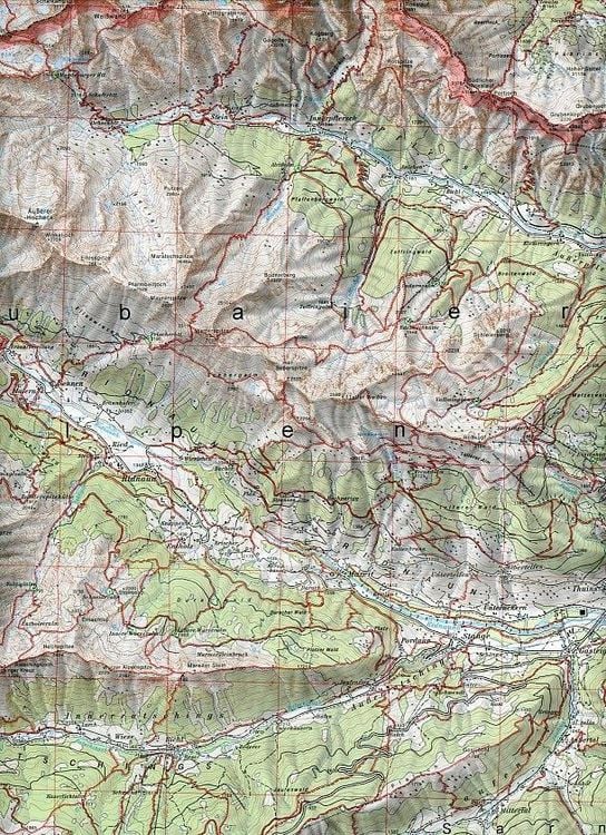 Produktbild: DAV Alpenvereinskarte 31/3 Brennerberge 1 : 50 000 Wegmarkierungen