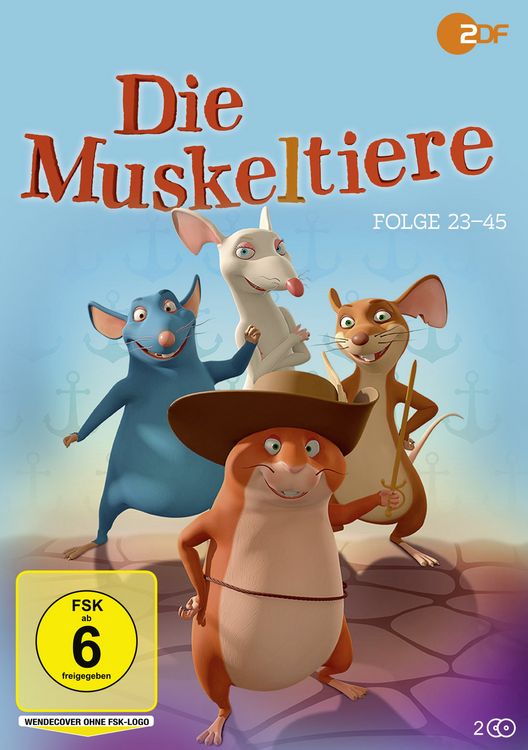Produktbild: Die Muskeltiere Folge 23-45 [2 DVDs]