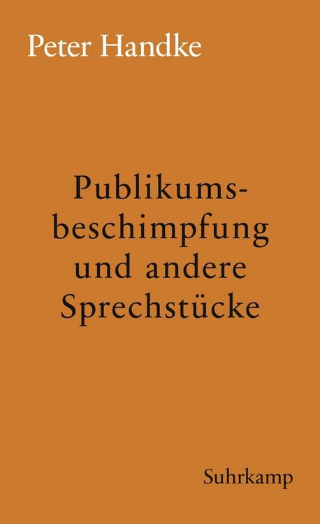Produktbild: Publikumsbeschimpfung und andere Sprechst&uuml;cke