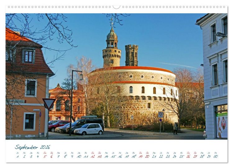 Produktbild: G&ouml;rlitz /Zgorzelec &ndash; &Uuml;ber die Nei&szlig;e nach Polen und zur&uuml;ck (hochwertiger Premium Wandkalender 2026 DIN A2 quer), Kunstdruck in Hochglanz
