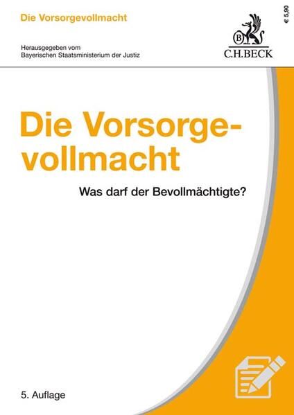 Produktbild: Die Vorsorgevollmacht