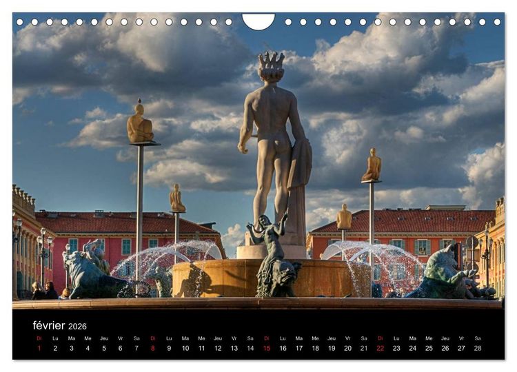 Produktbild: C&ocirc;te d'Azur entre Mer et Montagne (Calendrier mural 2026 DIN A4 vertical), CALVENDO calendrier mensuel