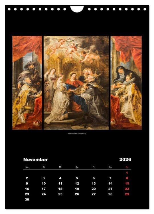 Produktbild: Peter Paul Rubens - Rubens (Wandkalender 2026 DIN A4 hoch), CALVENDO Monatskalender