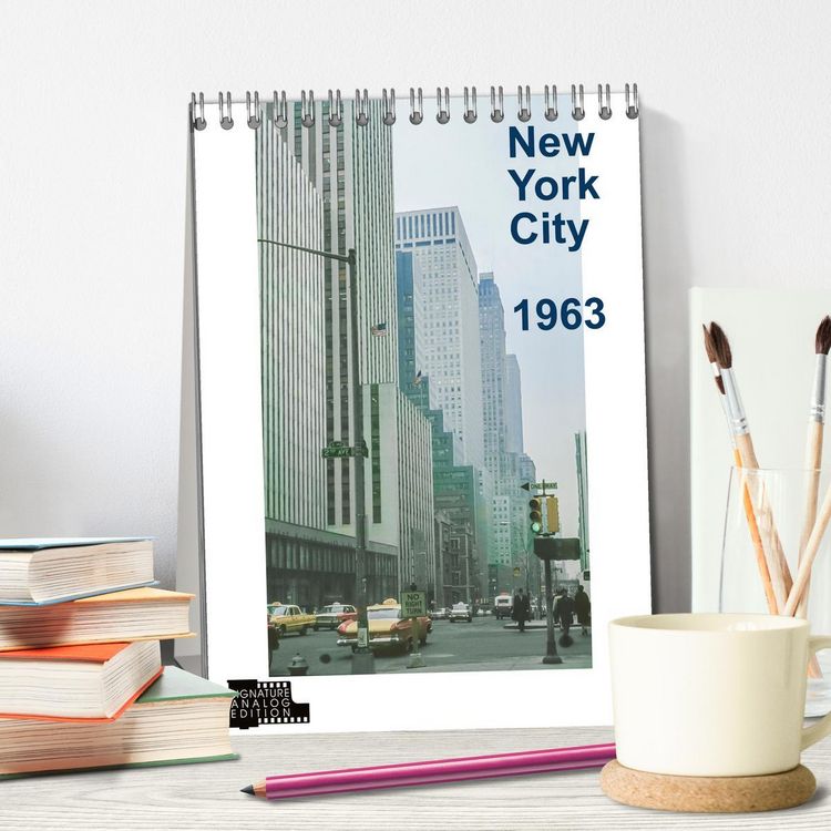Produktbild: New York City 1963 (Tischkalender 2026 DIN A5 hoch), CALVENDO Monatskalender